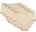 Damen Basic Slips Unterhosen Schlüpfer aus Baumwolle im 5er oder 10er Pack Gr. M-XXXL L = 44/46 Beige 10 Stück