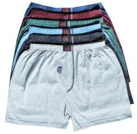 6er Pack Herren Boxershorts ohne Eingriff im Farbenmix...