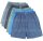 6er Pack Herren Boxershorts gestreift mit Eingriff im Farbenmix aus Baumwolle Gr.S-6XL Art.4200 8 = XL